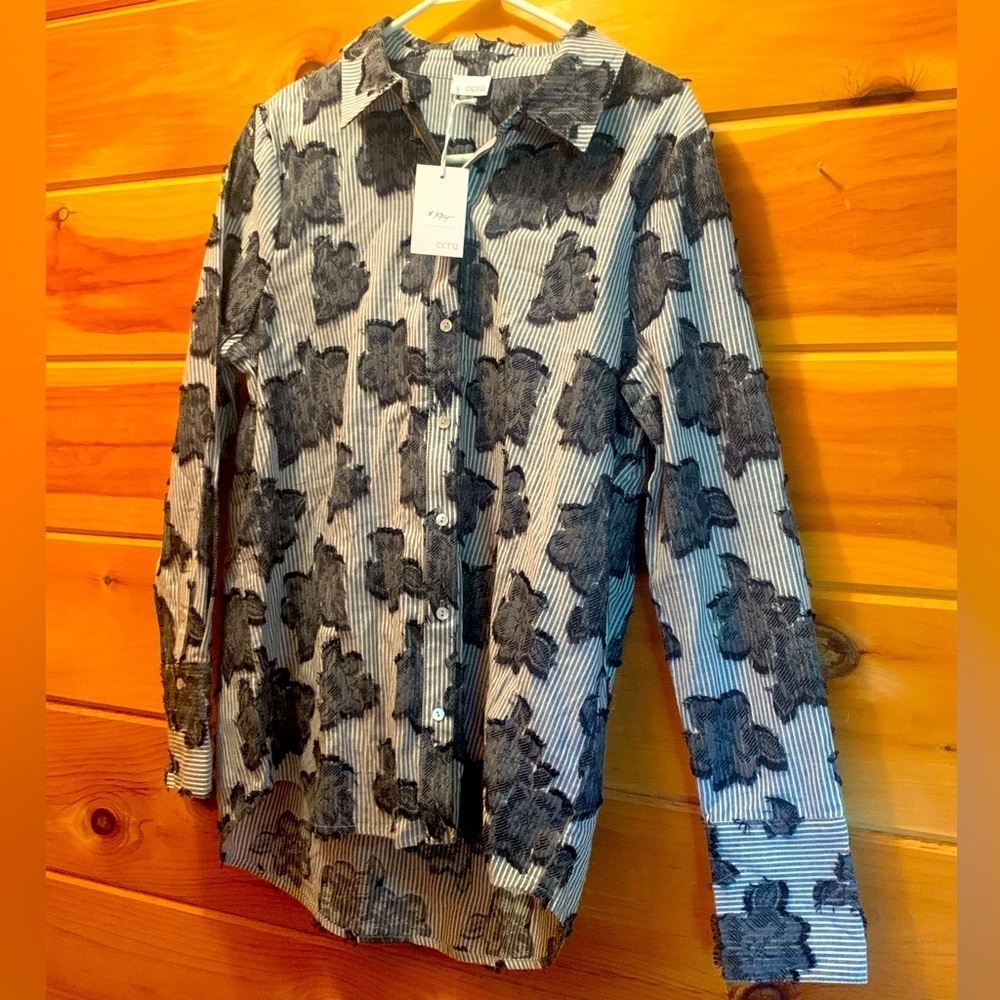 ECRU Style size large NTW. Button down too. Beautiful!